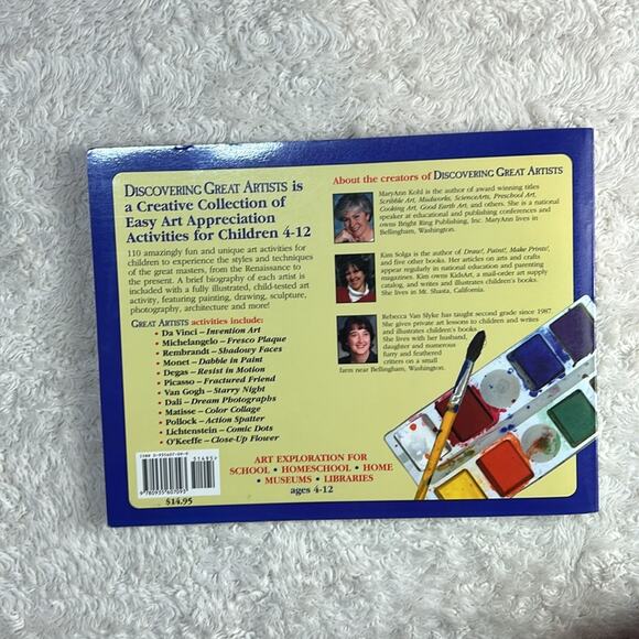 Homeschool Art Book Lot Discovering Great Artists, Masterpiece of the Month GOOD - Picture 8 of 15